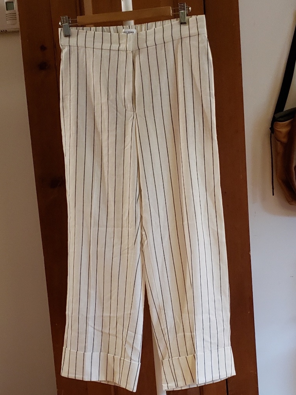 Linen blend pants